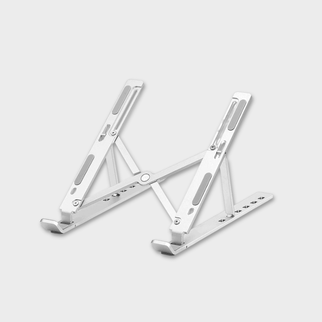 Foldable laptop stand folded