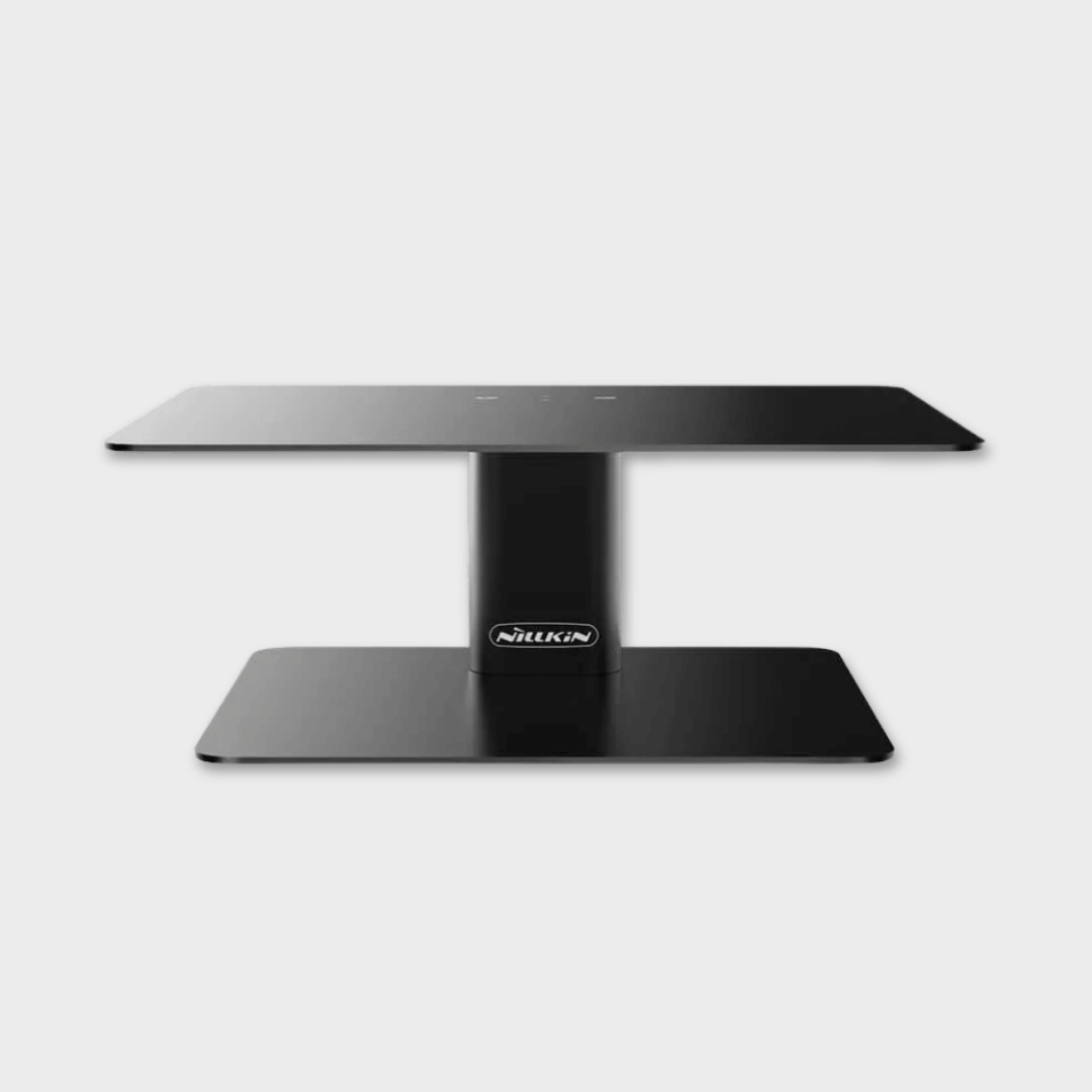 Monitor riser with storage underneath