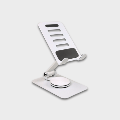 360 rotating phone stand in white